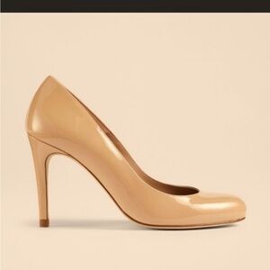 L.K. Bennett Stila Nude Patent Leather Heels